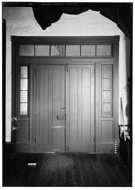 Photo:Mobile Alabama Theopolis Toulmin House 1937 doorway rear hall
