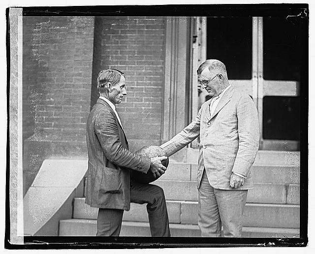 Photo:Secretary of Agriculture Henry C. Wallace with Watermelon 1922
