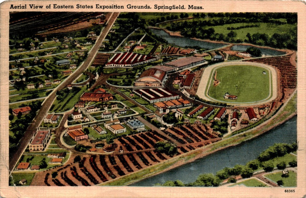 Eastern States Exposition Grounds, Springfield, Mass, Springfield News Postcard