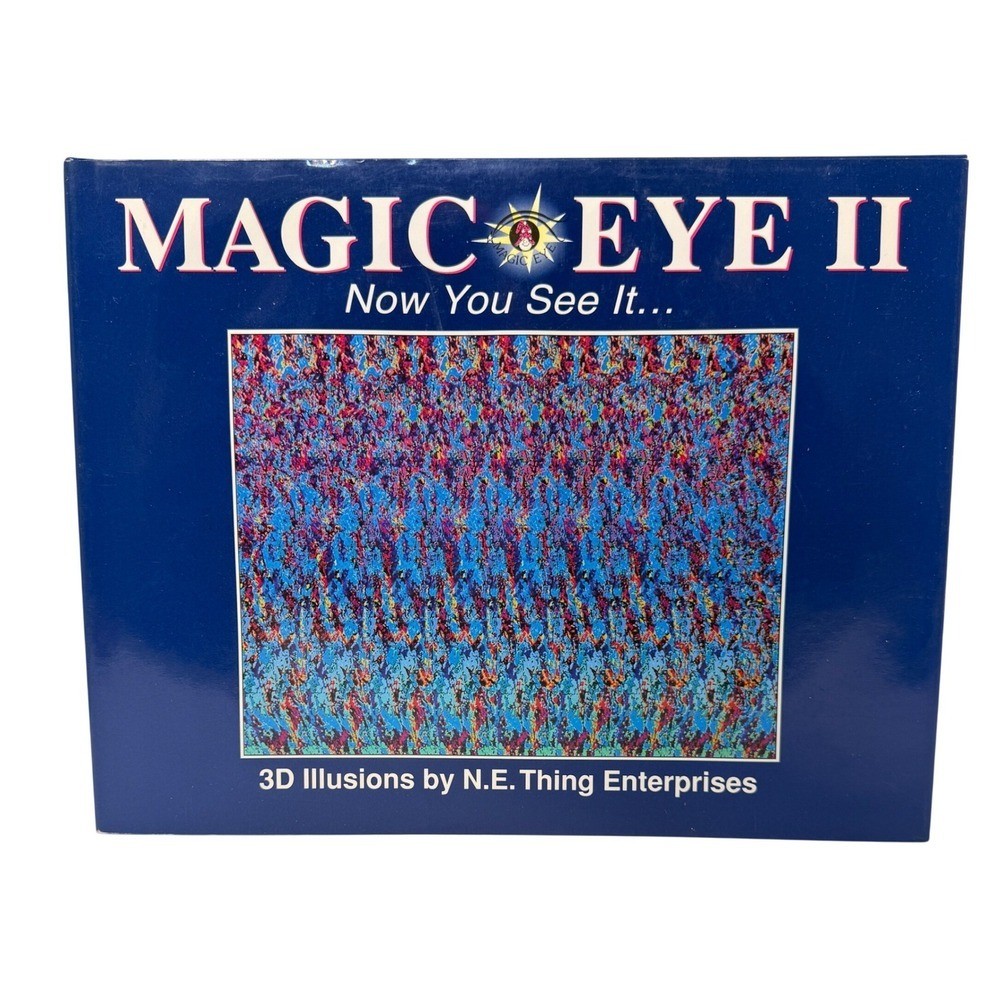 Magic Eye II 3D Illusions Book Now You See It N E Thing Enterprises 1994