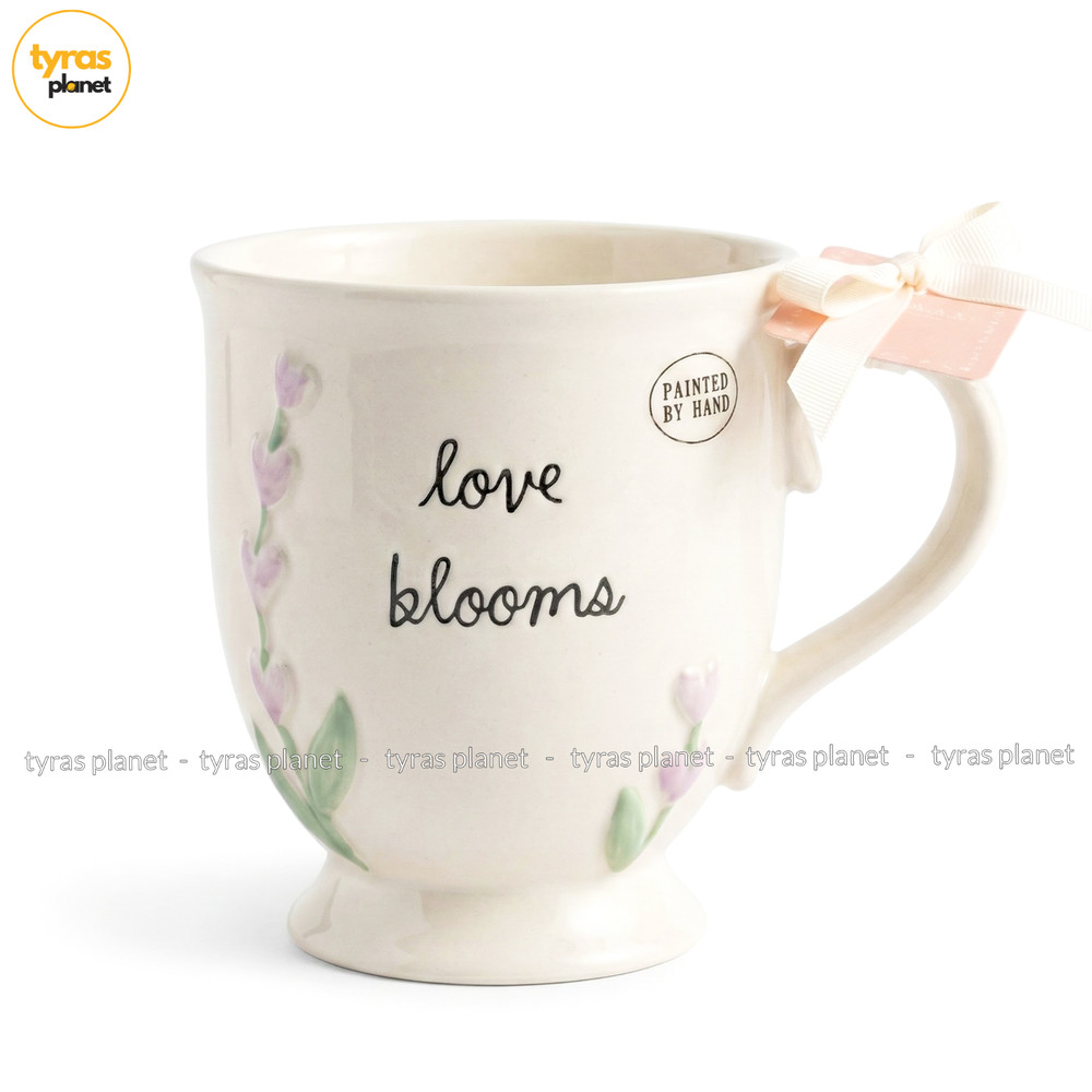 Rae Dunn LOVE BLOOMS Valentines Day Coffee Tea Mug NWT and New Release