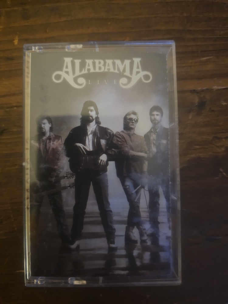 Alabama - Live (1988) Cassette Tape - Country Bluegrass Music