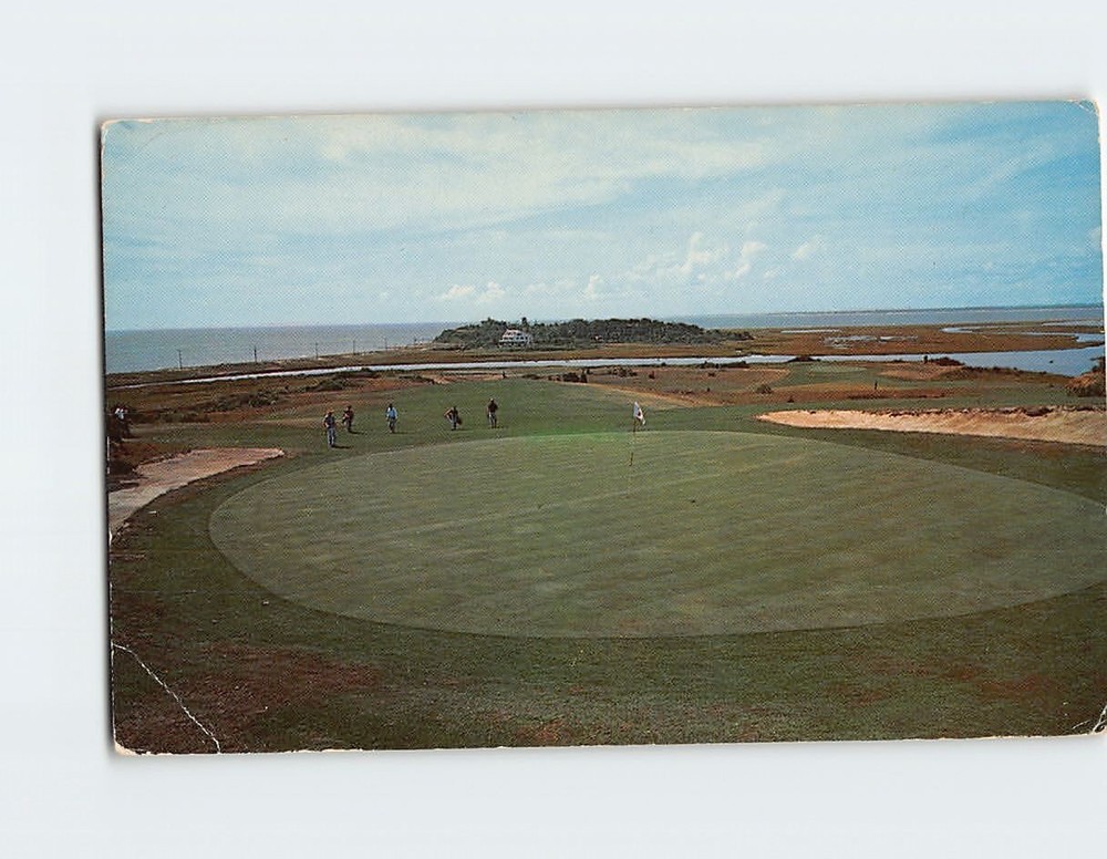 Postcard Scenic Golf Course Hyannisport Cape Cod Massachusetts