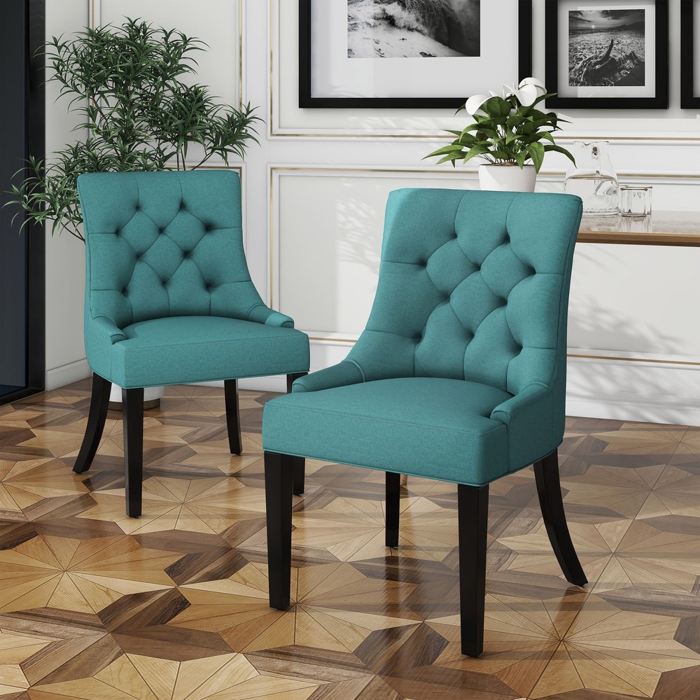 Cheney KD Modern Dining Chairs Set of 2 Stylish Comfortable Seating