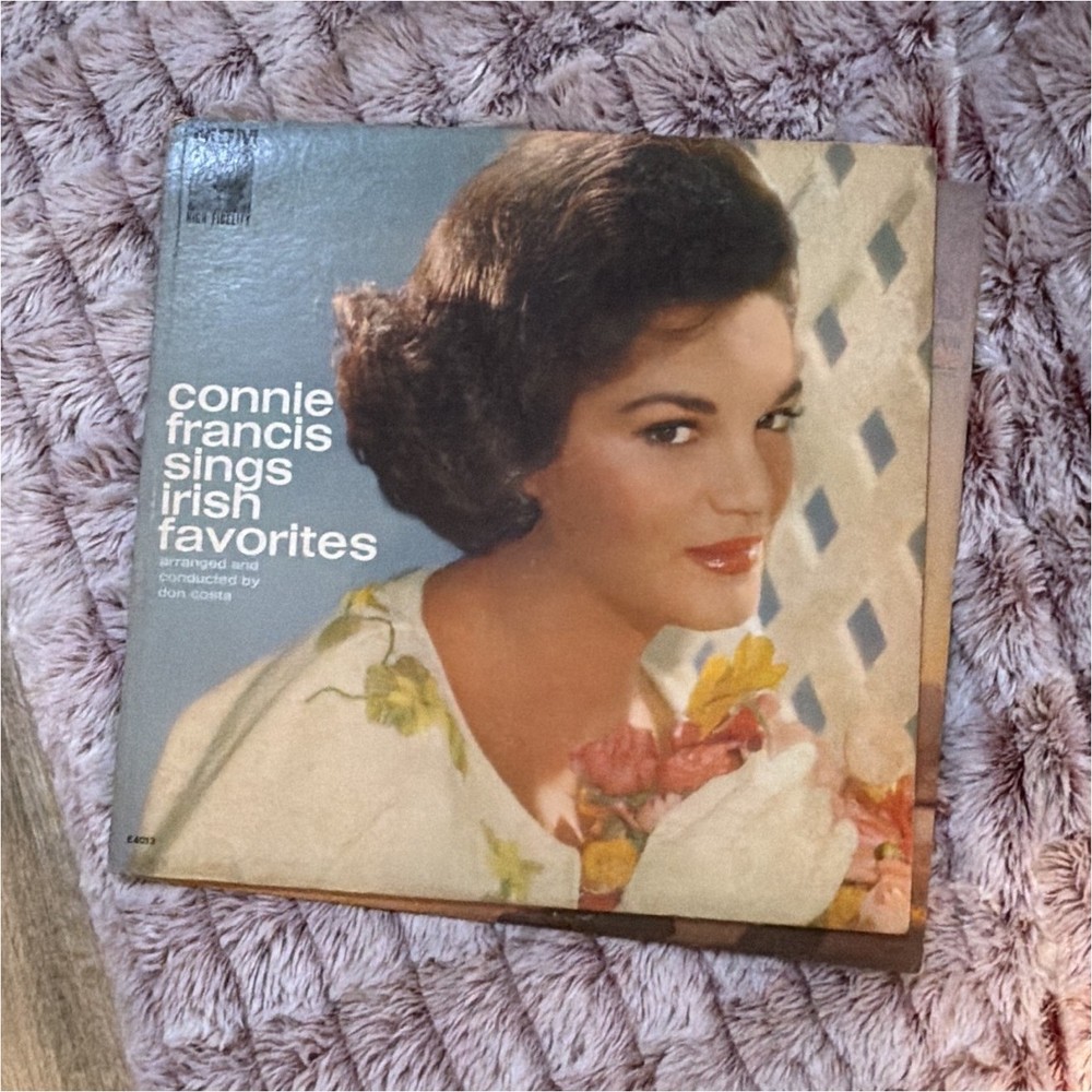 Connie Francis Sings Irish Favorites MGM LP Vinyl Irish Cardboard Sleeve
