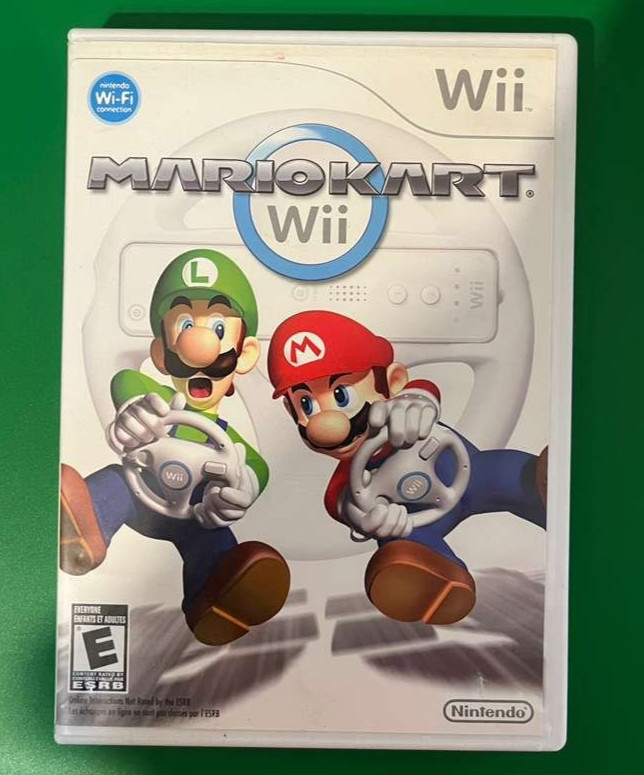 Mario Kart Wii (Nintendo Wii, 2008) Complete w/ Manual CIB - Tested and Working
