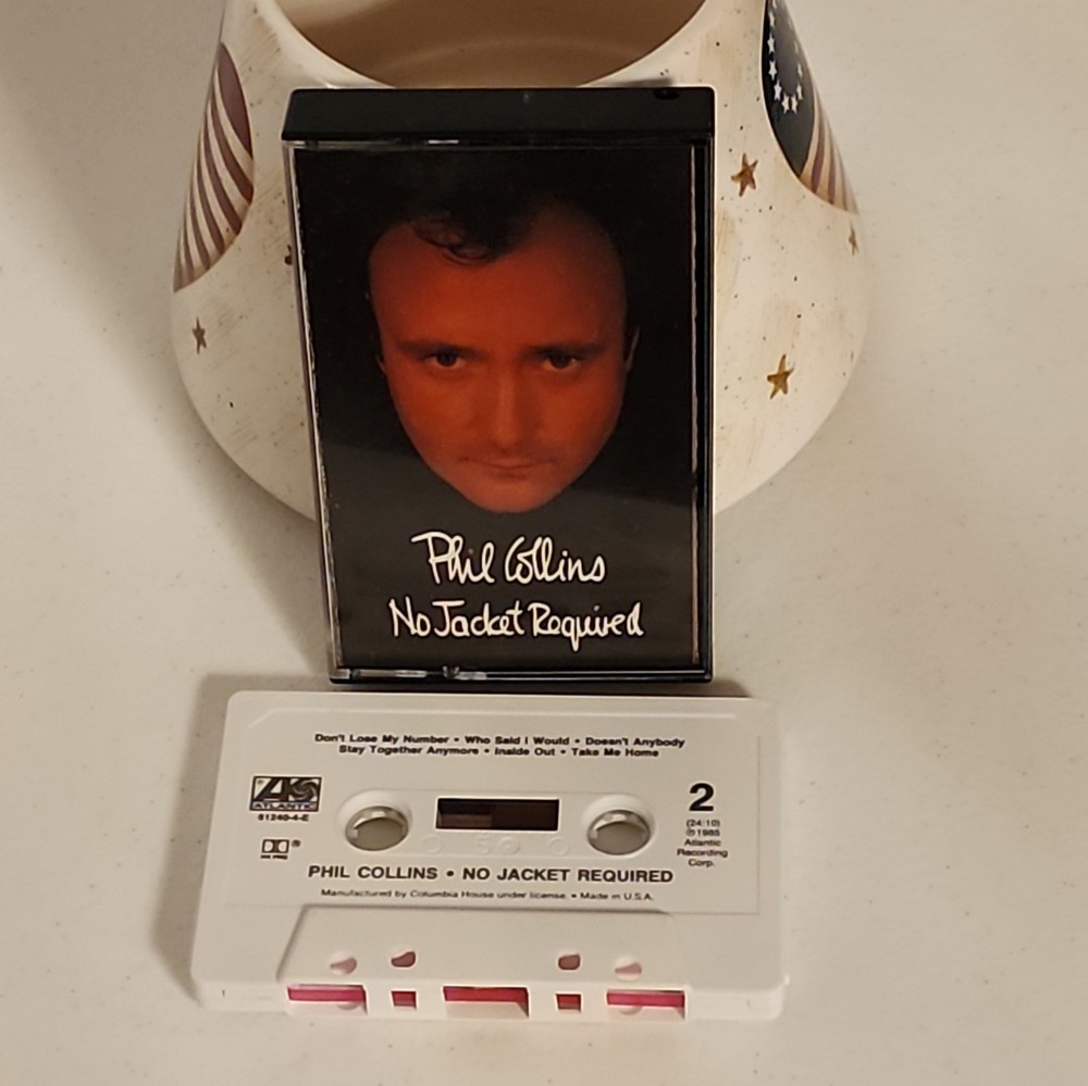 Phil Collins - No Jacket Required Cassette Tape (Atlantic, 1985)