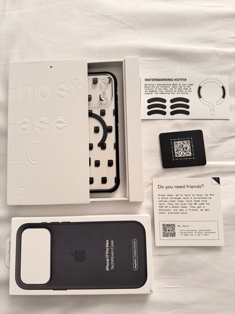 Iphone 17 Pro Max Dbrand Ghost Case Apple Techwoven Black Case