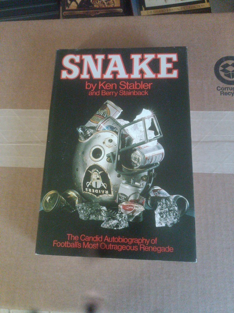 Snake_Ken Stabler_HCDJ_1st Edition / First Printing