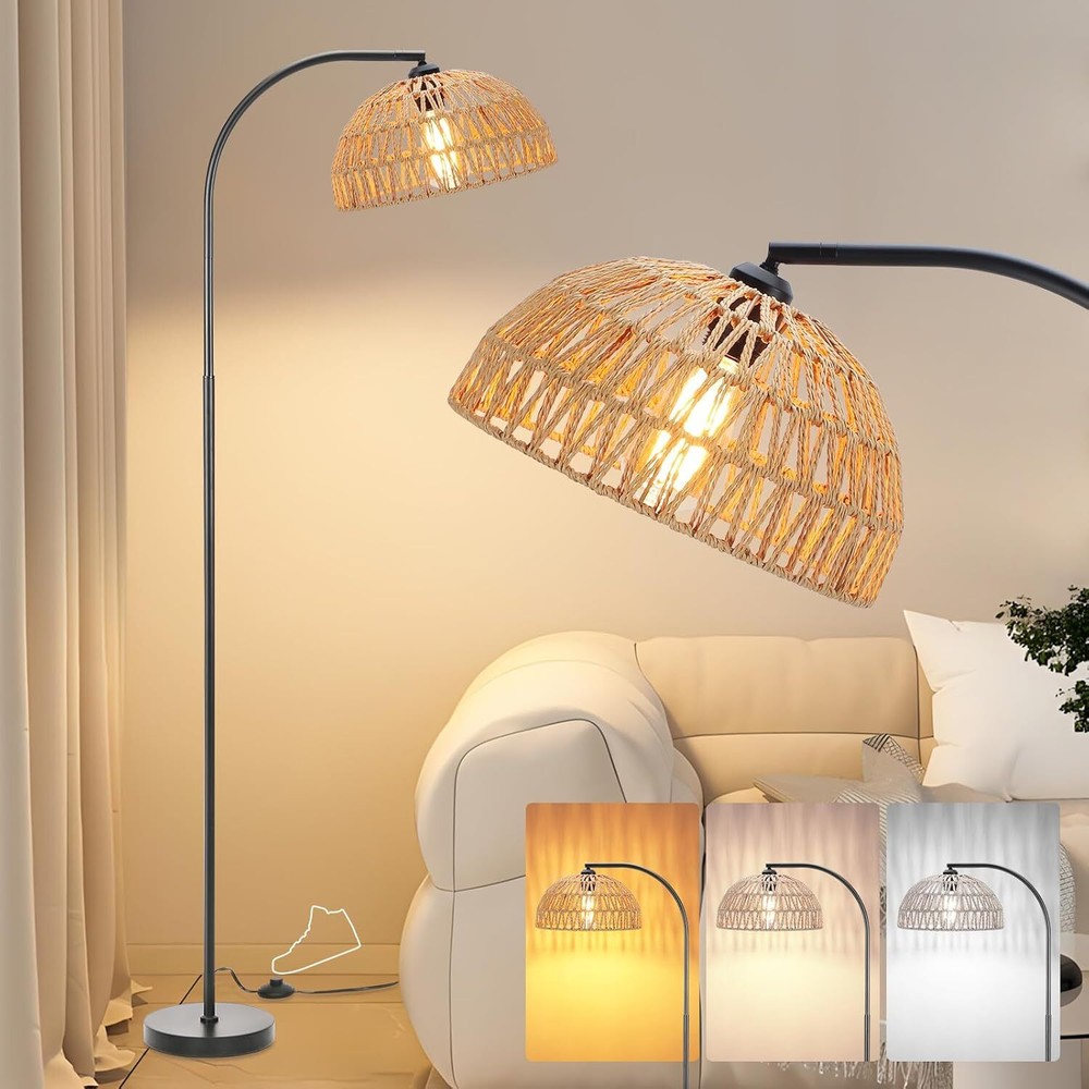 Arc Floor Lamp for Living Room Farmhouse 65
