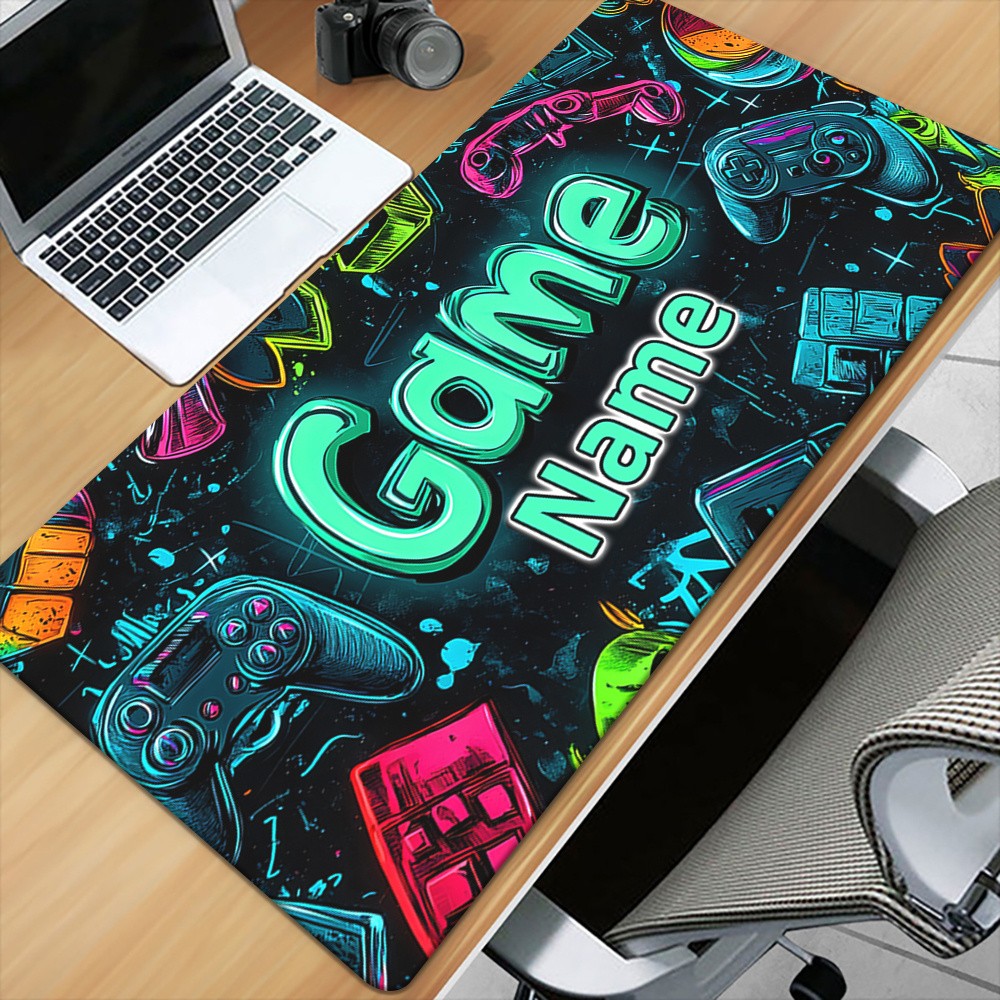 40*90cm[Customizable Gaming Desk Mat] Customizable XXL Gaming Desk Mat - Vibrant