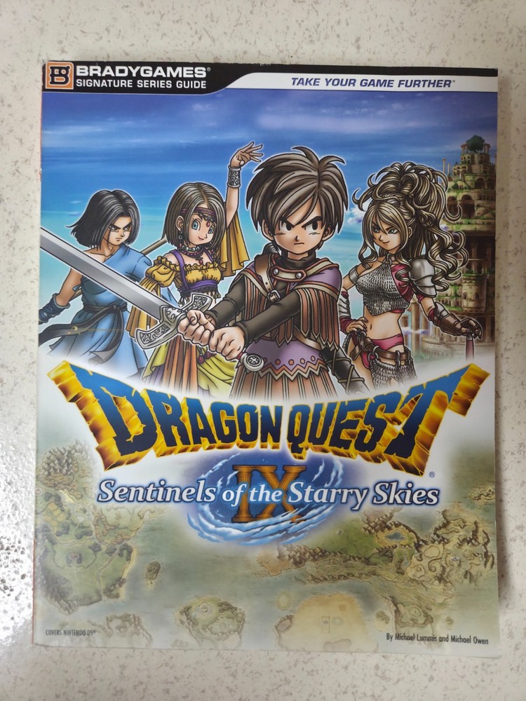 Dragon Quest Ix: Sentinels Of The Starry Skies Brady Games Guide Very Rare!