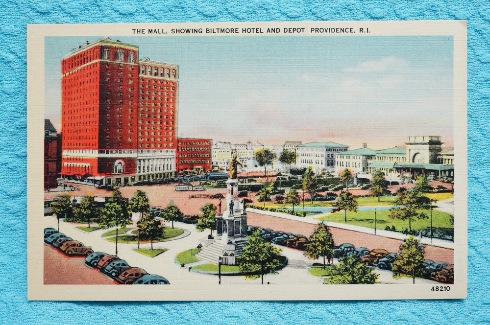 The Mall showing Biltmore Hotel and Depot - Providence, Rhode Island