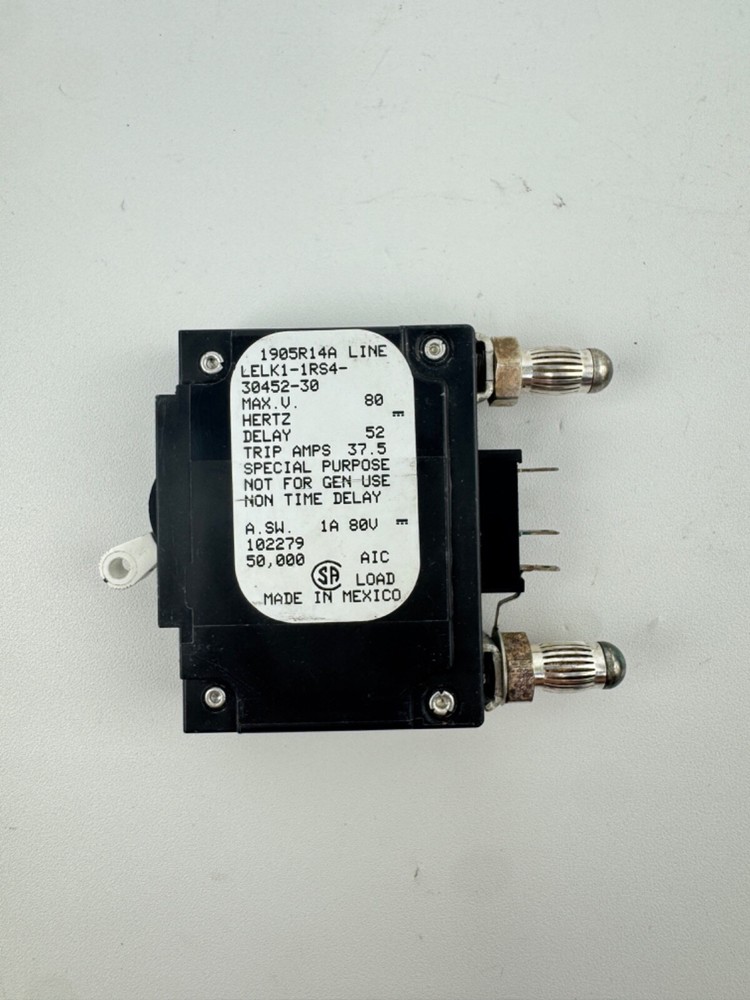 AIRPAX LELK1-1RS4-30452-30 30A Bullet Circuit Breaker