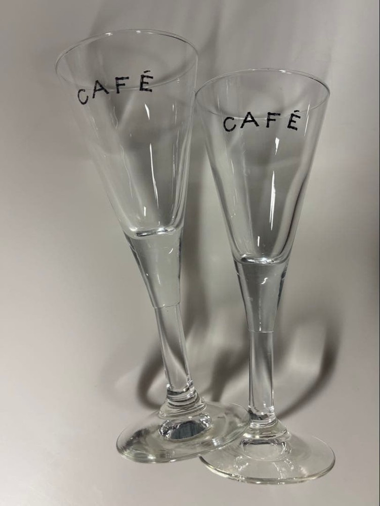 Gucci Herbarium Coupe Glass Set of 2 Italy with Box