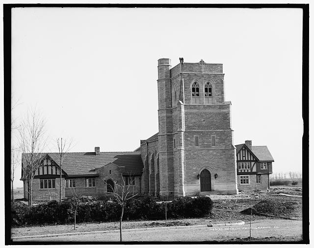 Photo:Walkerville Ontario Canada St Marys Episcopal Church 1900s view