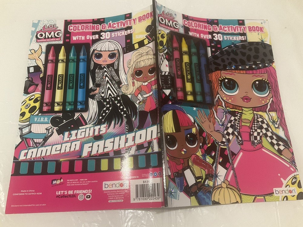 LOL OMG Coloring & Activity Book