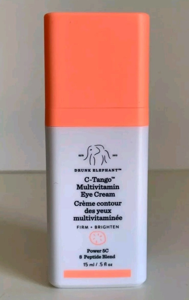 Drunk Elephant C-Tango Multivitamin Eye Cream Firm Brighten 15ml / .5 fl oz NWOB