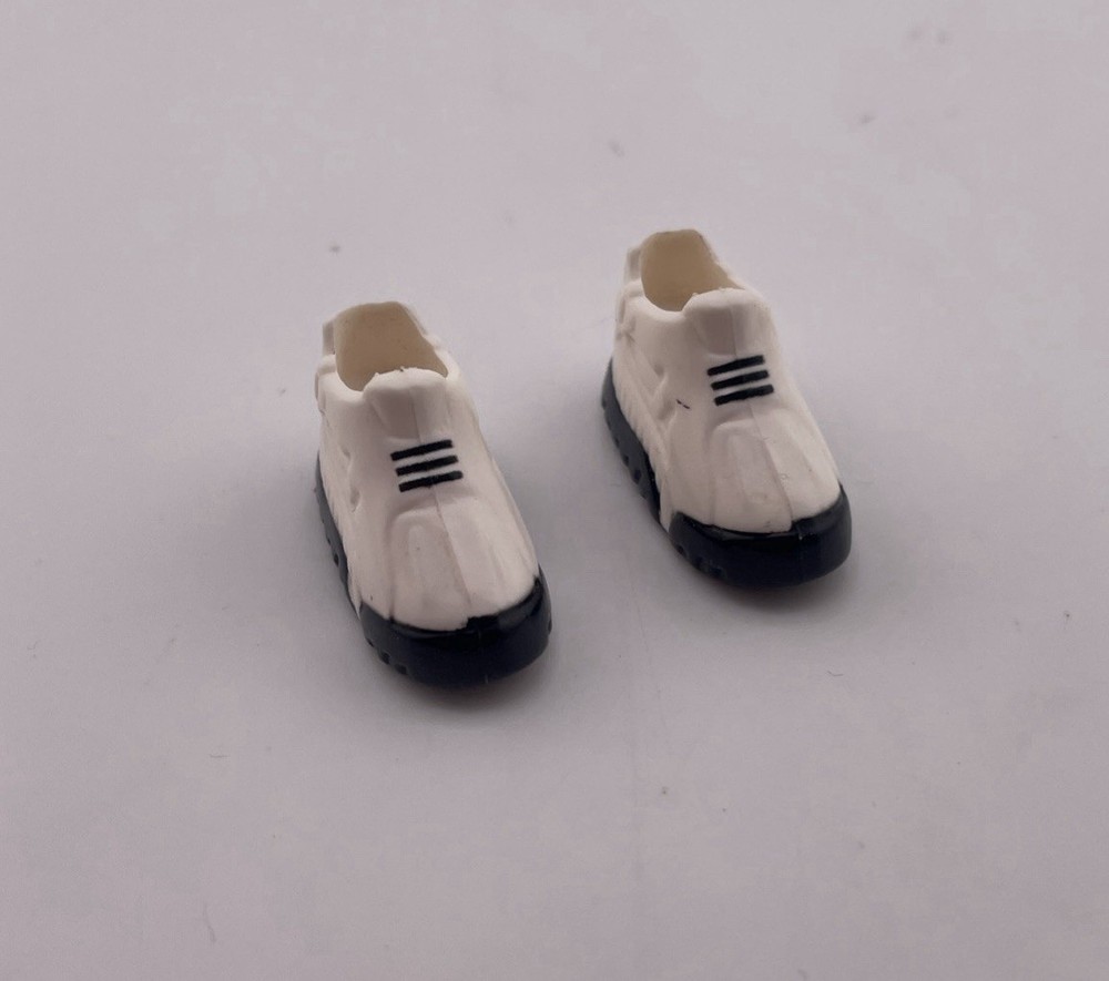Barbie Vintage White and Black Shoes Pair of 2 Shoes
