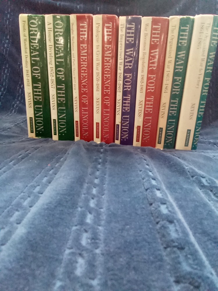 Ordeal of the Union - Allan Nevins Civil War (8 Volume Set) with Dustjackets
