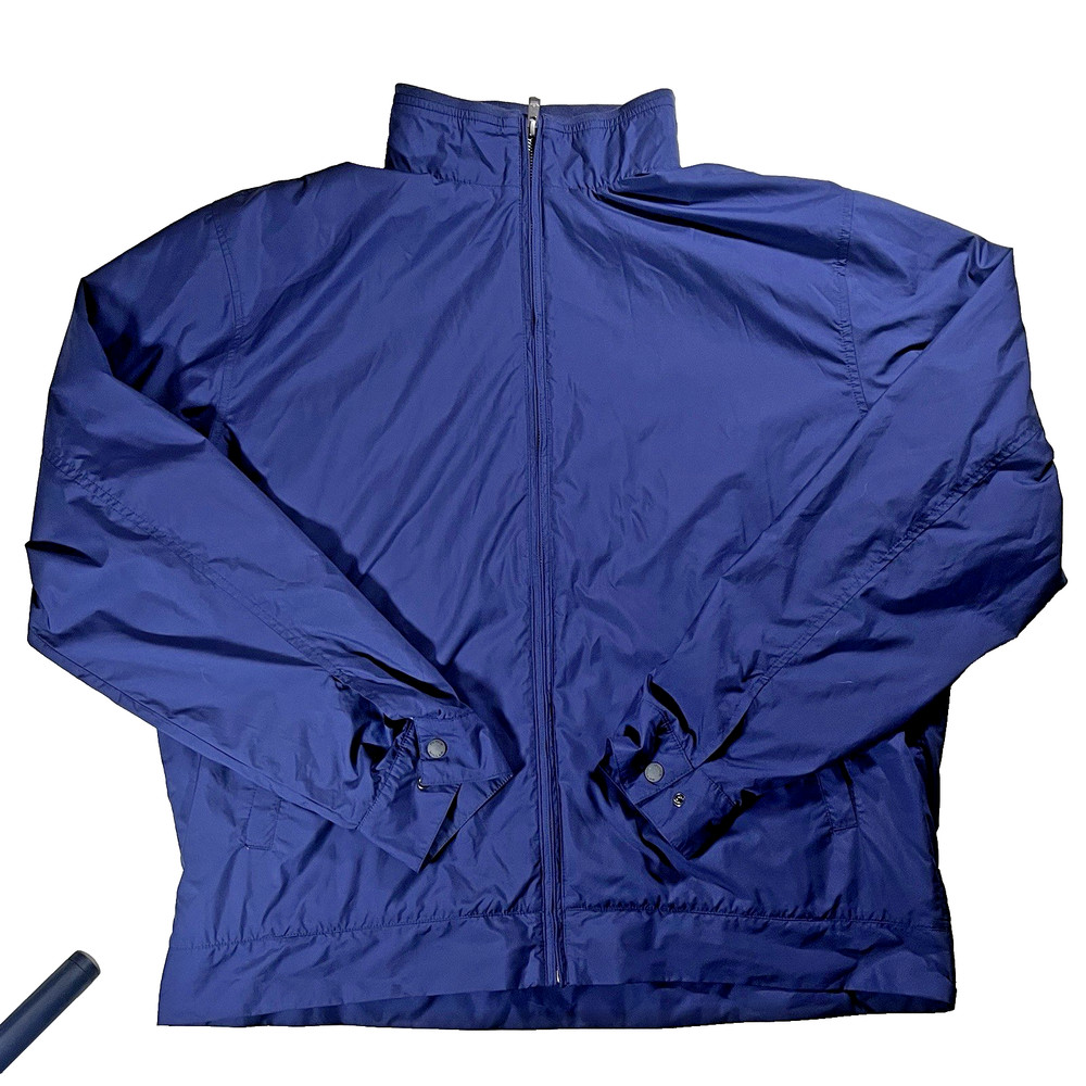 Peter Millar Jacket Mens XL Blue Full Zip Austin Jacket Bomber Windbreaker