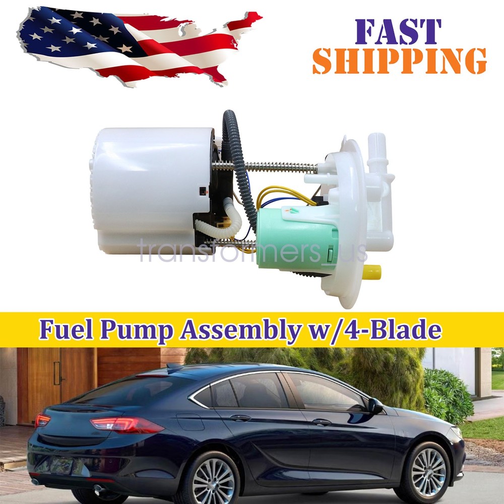 Fuel Pump Assembly w/ 4-Blade For Chevy Malibu Buick LaCrosse Regal Sportback