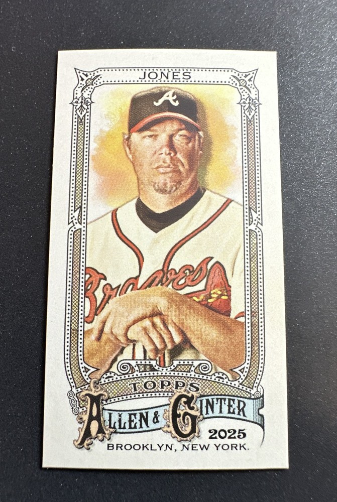 2025 Topps Allen & Ginter - Chipper Jones #36 Mini