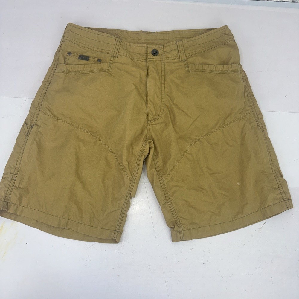 Kuhl Renegade Shorts Mens 33 Brown Hiking Cargo Outdoor Trail Performance