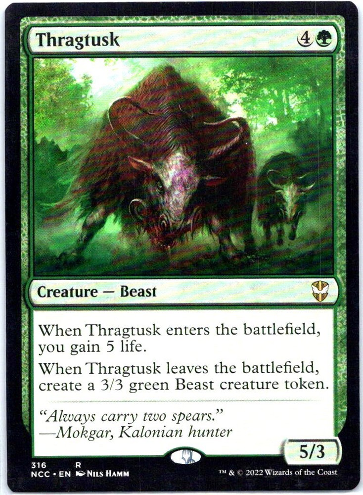 #183 Thragtusk MTG Double Masters Rare