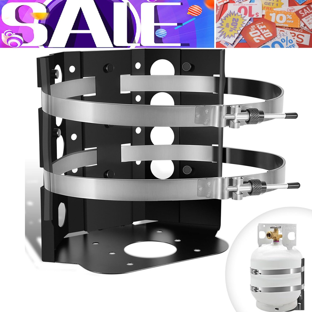 20 lb Propane Tank Holder Mount Vehicle RV Trailer Boat Marine Bracket BKT-2290