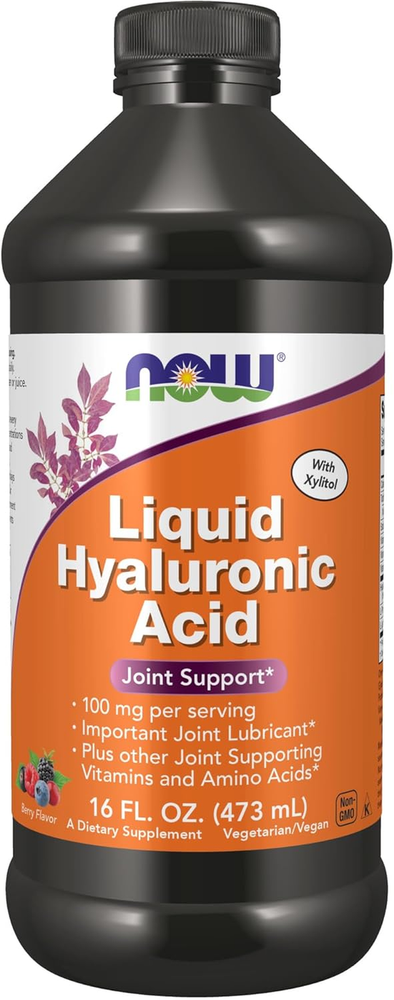 Supplements, Liquid Hyaluronic Acid, Delicious Berry Flavor, 100 Mg per Serving,-image