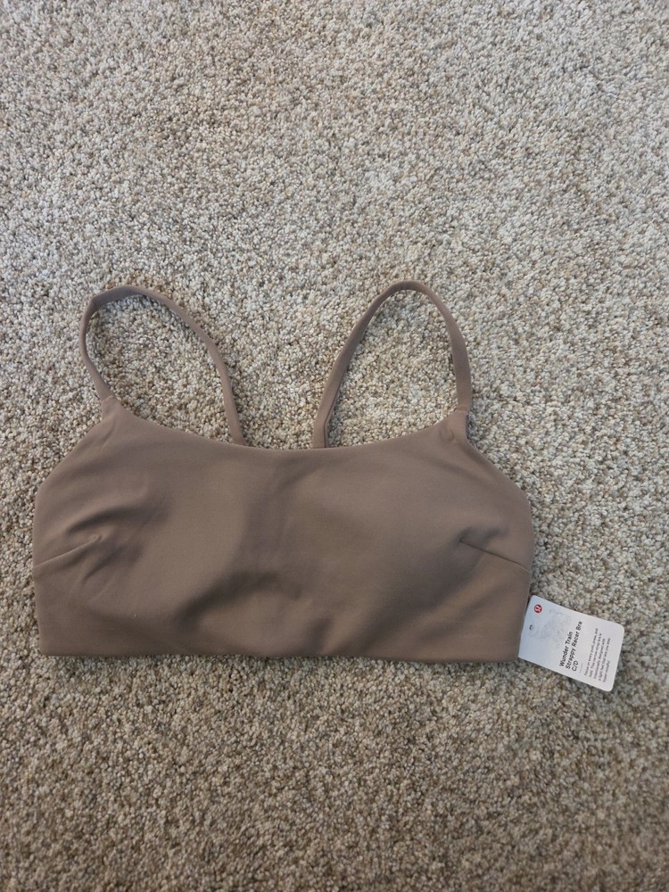 NWT lululemon Wunder Train Strappy Racer Bra Sz 6 C/D Cup