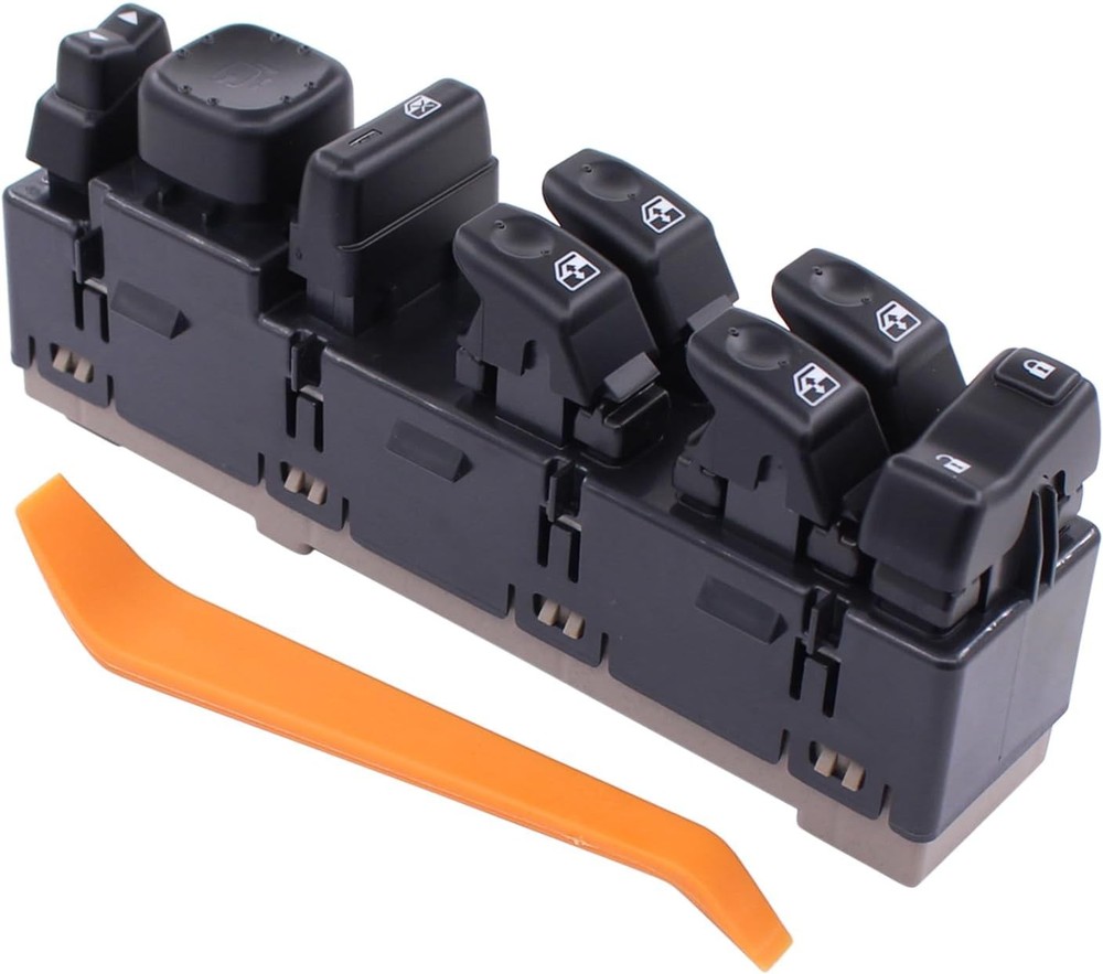 MOTOKU Master Power Door Lock Window Switch for Chevrolet Avalanche Black