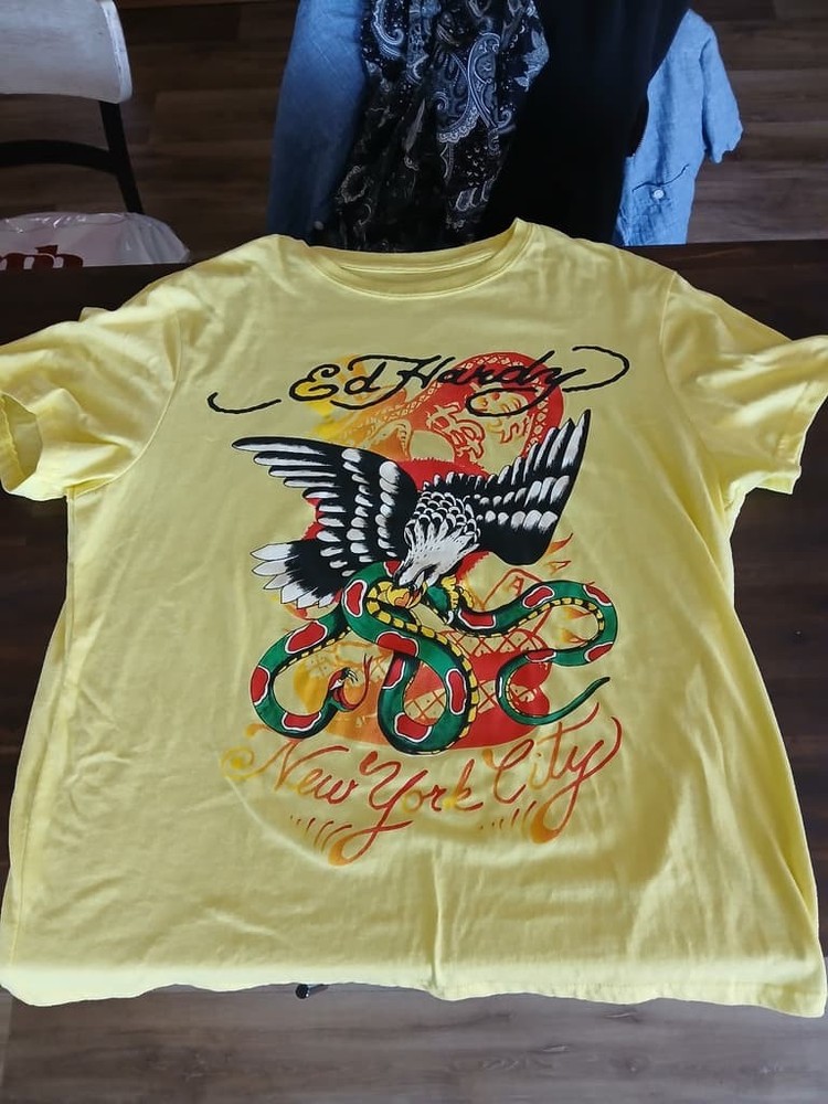 Ed Hardy Eagle and Snake T-shirt Men Women Unisex tee S-5XL NH19485