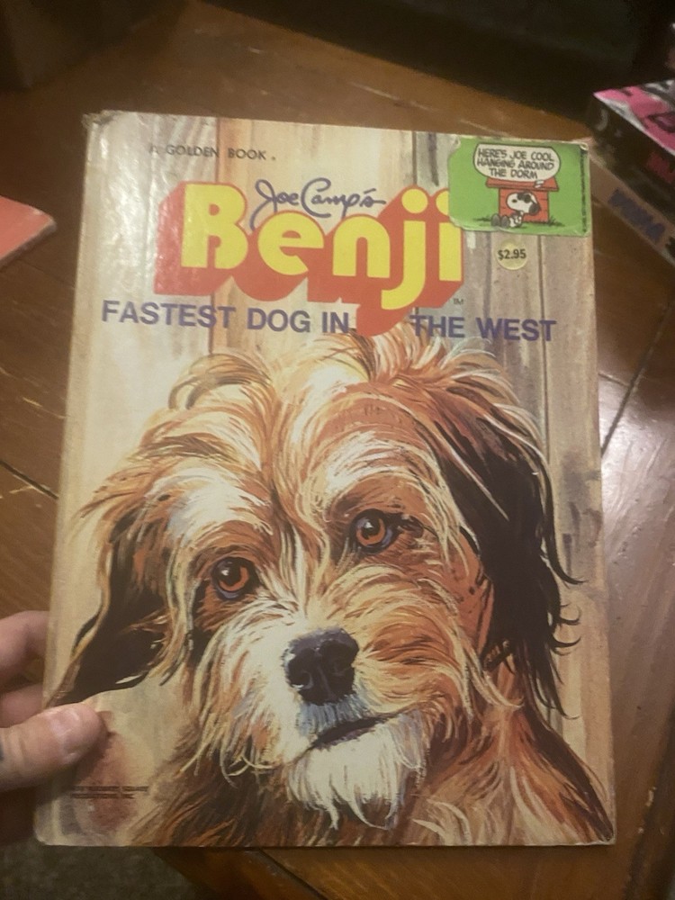 Benji Fastest Dog In The West 1978 Large Golden Book Gina Ingoglia Werner Willis
