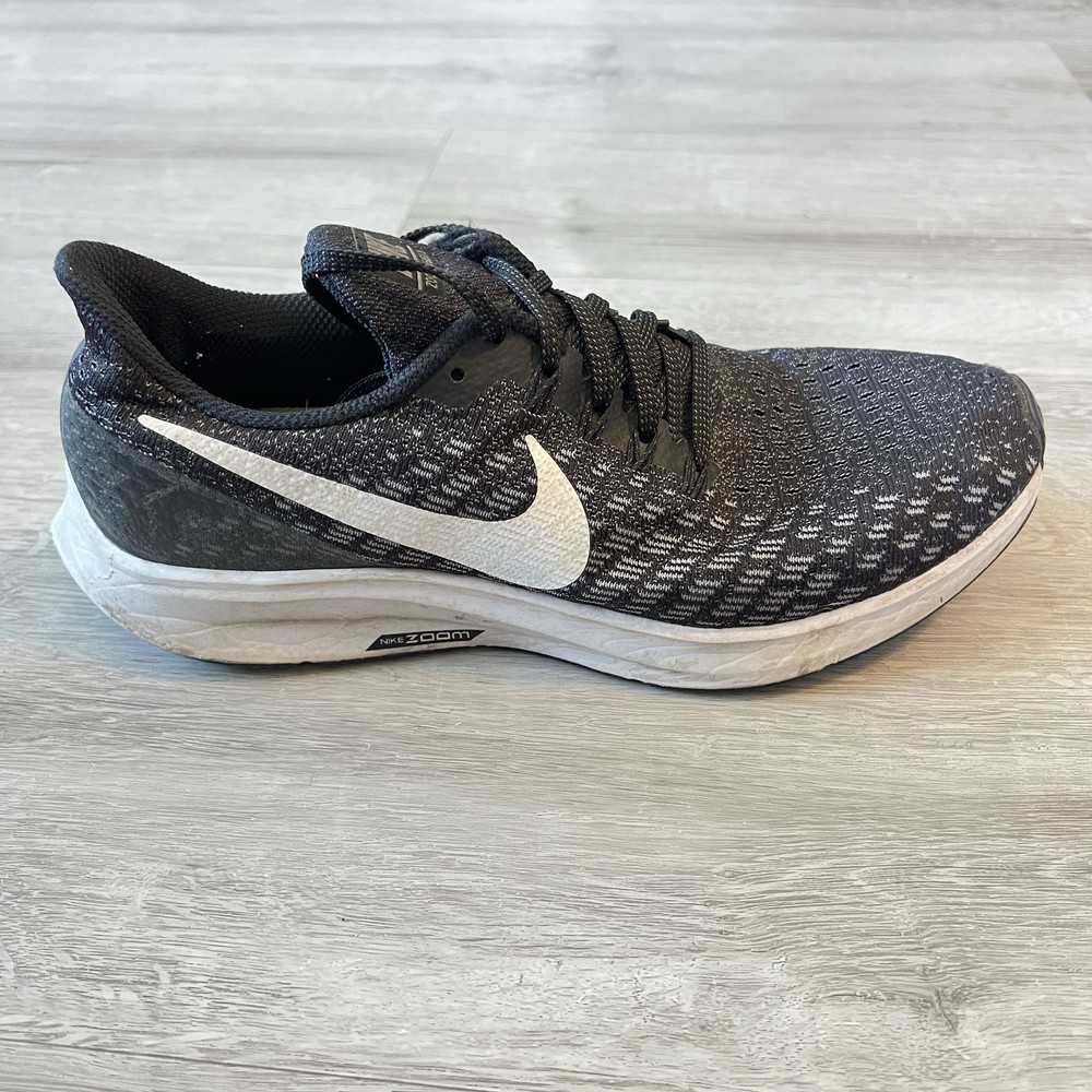 Nike Air Womens Zoom Pegasus 35 942855-001 Black White Running Shoes Size 8.5