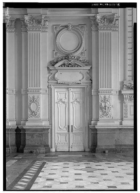 Photo:25. INTERIOR, FIRST FLOOR, DETAIL VIEW OF DOOR IN SOUTHEAST WALL -