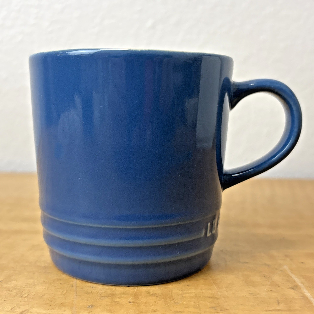 Le Creuset Carribean Blue Ceramic Espresso Mug 7 oz