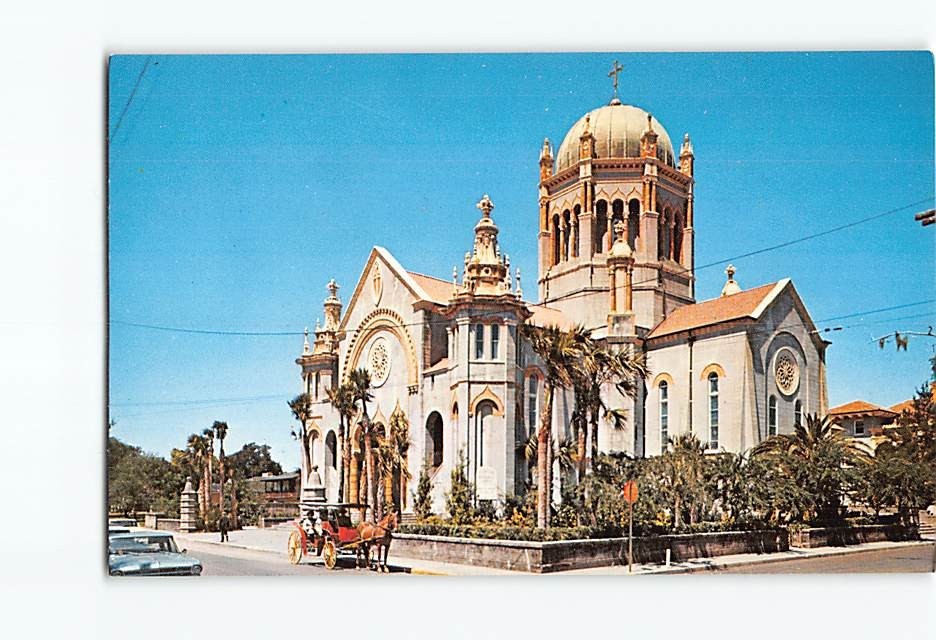 Postcard Flagler Memorial Church St. Augustine Florida USA