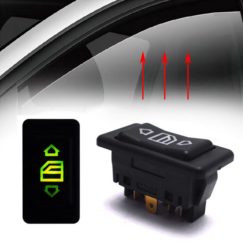 6Pin 12V/24V Universal Car Power Window Switch Control Kit