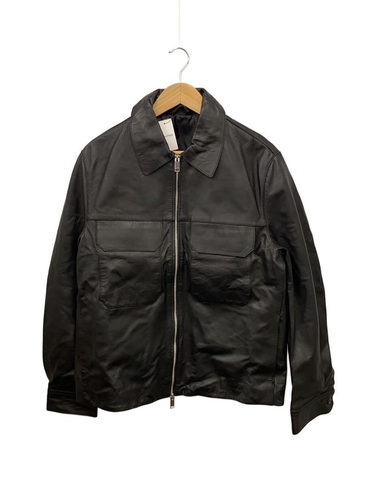 Zara Leather Jacket Blouson/M/Polyester/Blk/Plain/4720/309/800// 3502