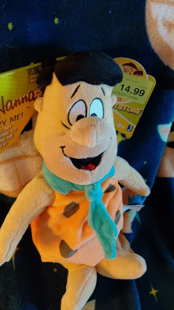 Hanna Barbera The Flintstones Fred Flintstone 12in Plush Doll Does Not Talk