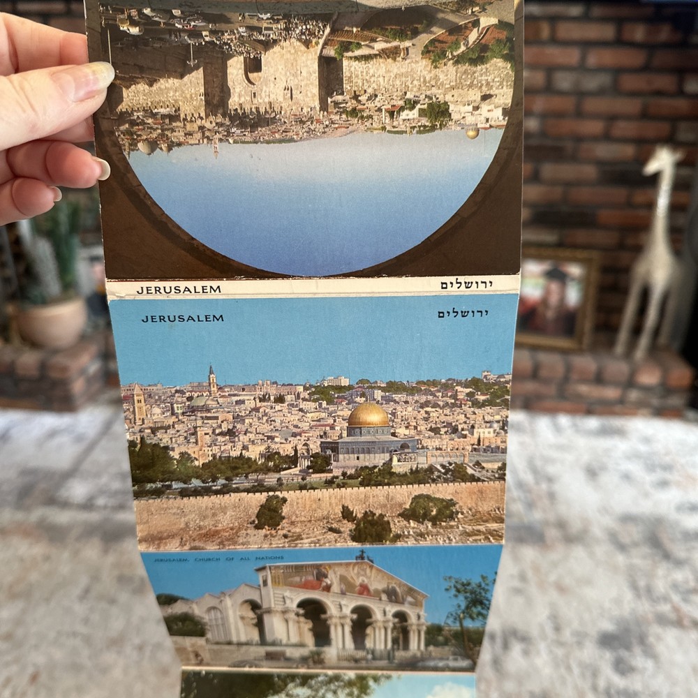 Lot Of 10 Vintage Unposted Postcards Jerusalem Bethlehem Israel Holy Land