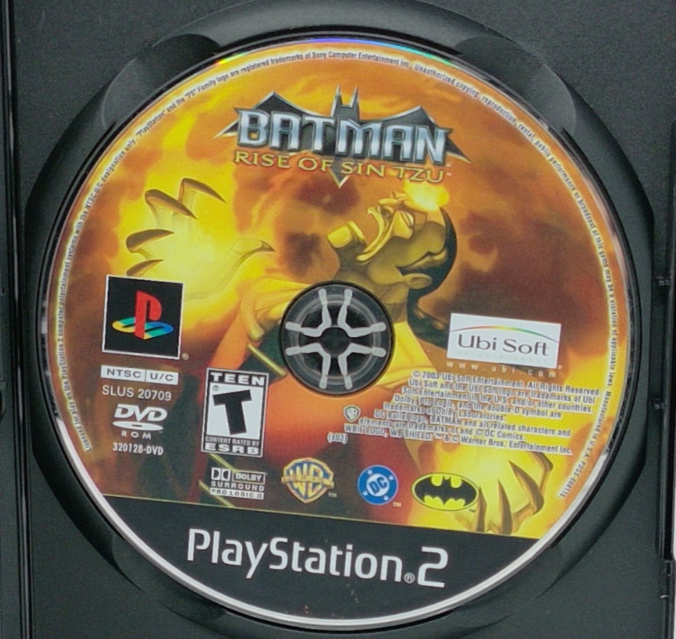 Batman: Rise of Sin Tzu (Sony PlayStation 2, 2003) - Disc Only & Tested