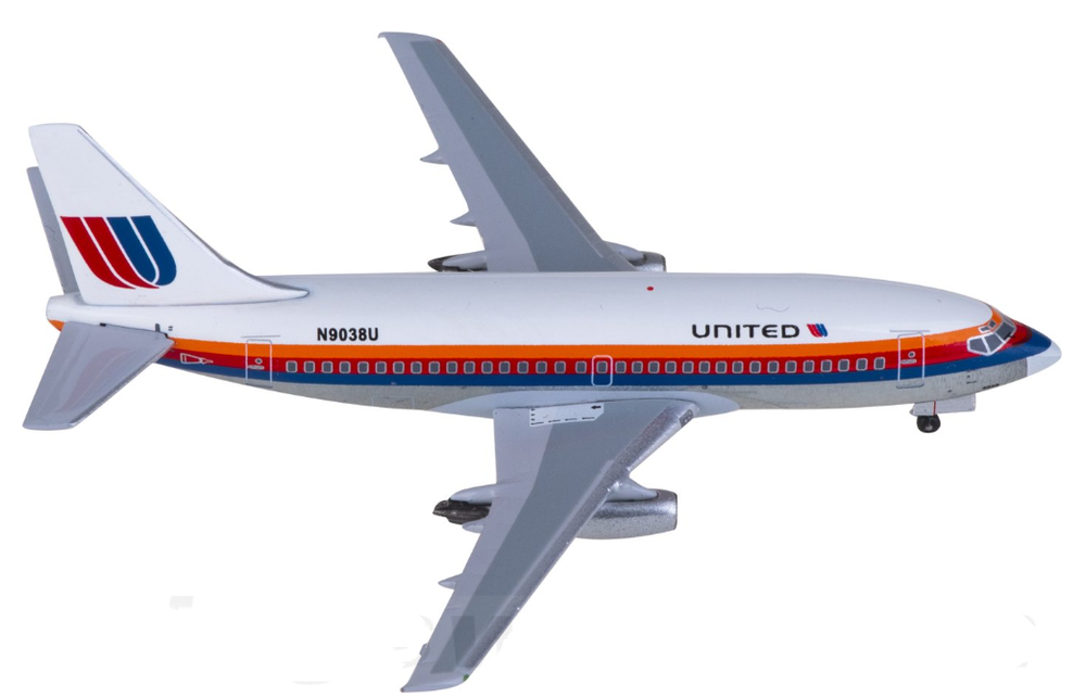 1:400 Scale AeroClassics United Airlines B737-200 Diecast Airplane Model