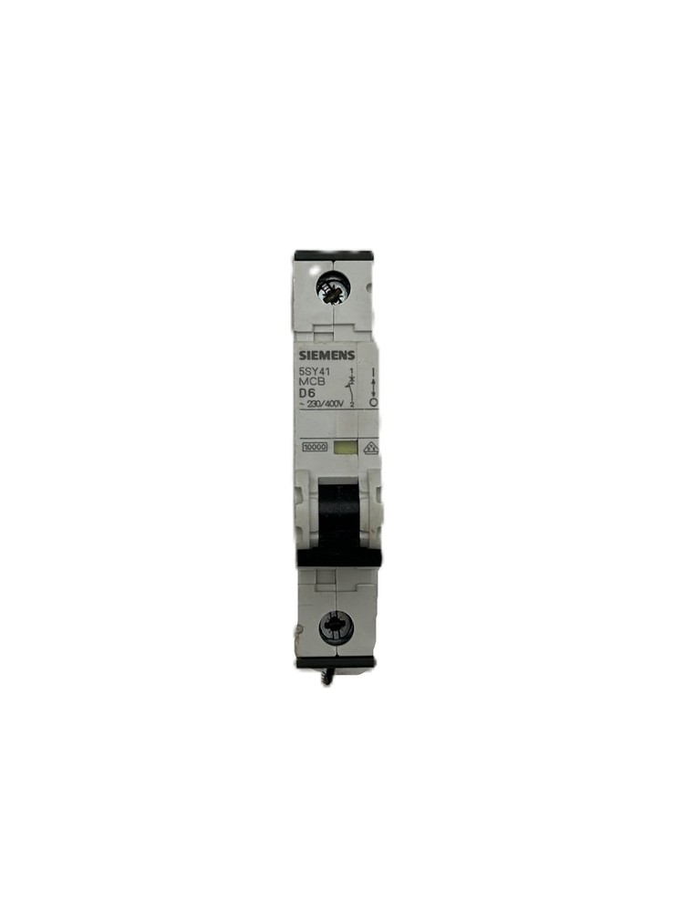 Siemens 5SY4106-8 Miniature Circuit Breaker 1-Pole 277VAC