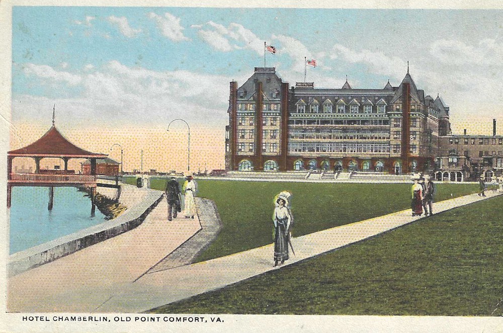 Old Point Comfort, VA Virginia Hotel Chamberlin Pre-Linen UNP Postcard