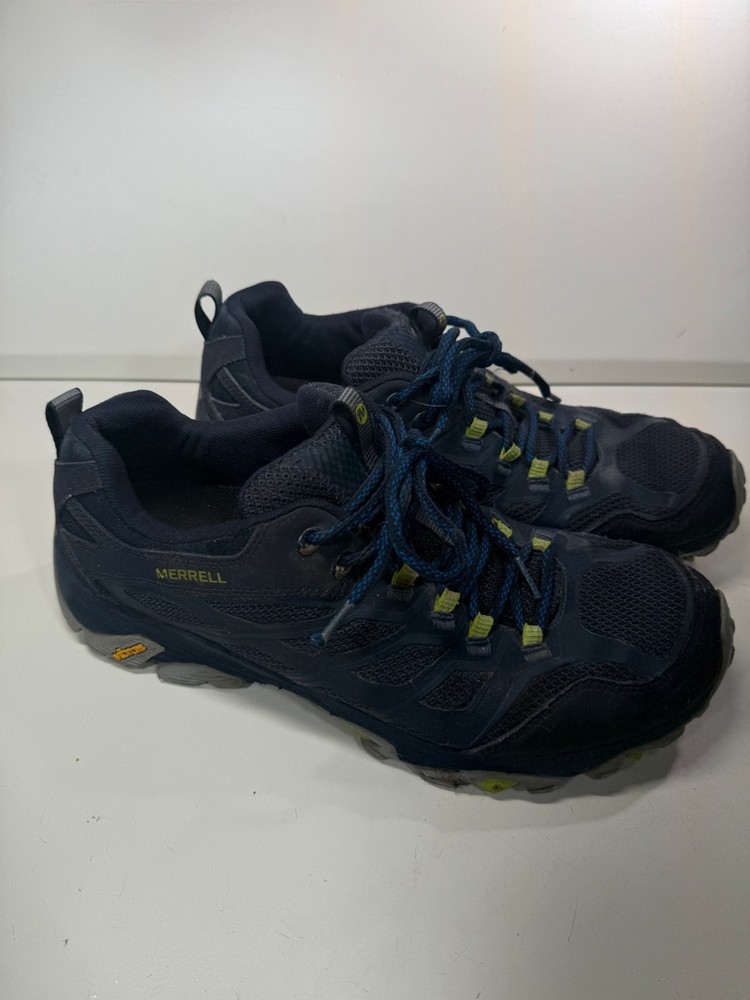 Merrell Moab FST Men's Hiking Shoes Navy Blue Sneakers - Size 11