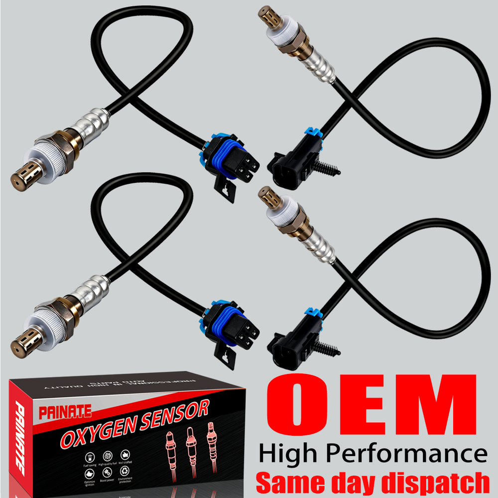 4PCS Brand OEM Up & Downstream Oxygen O2 Sensor For Chevy Silverado GMC Sierra