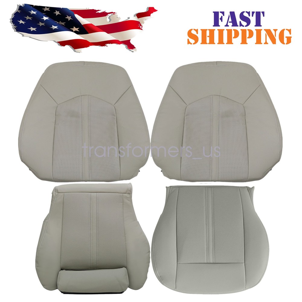 Driver / Passenger Bottom / Top Leather Seat Cover For 2010-2016 Cadillac SRX